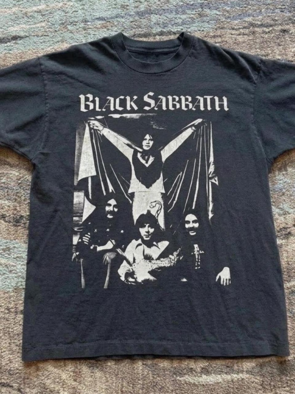 Gildan Black Black Sabbath Graphic T-Shirt